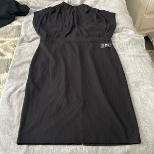 Black express midi dress